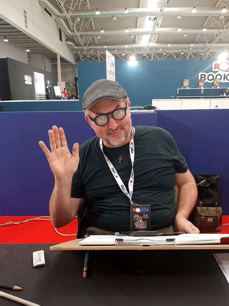 immagine per Darick Robertson al 37°Romics. Ph. Luca Martusciello.