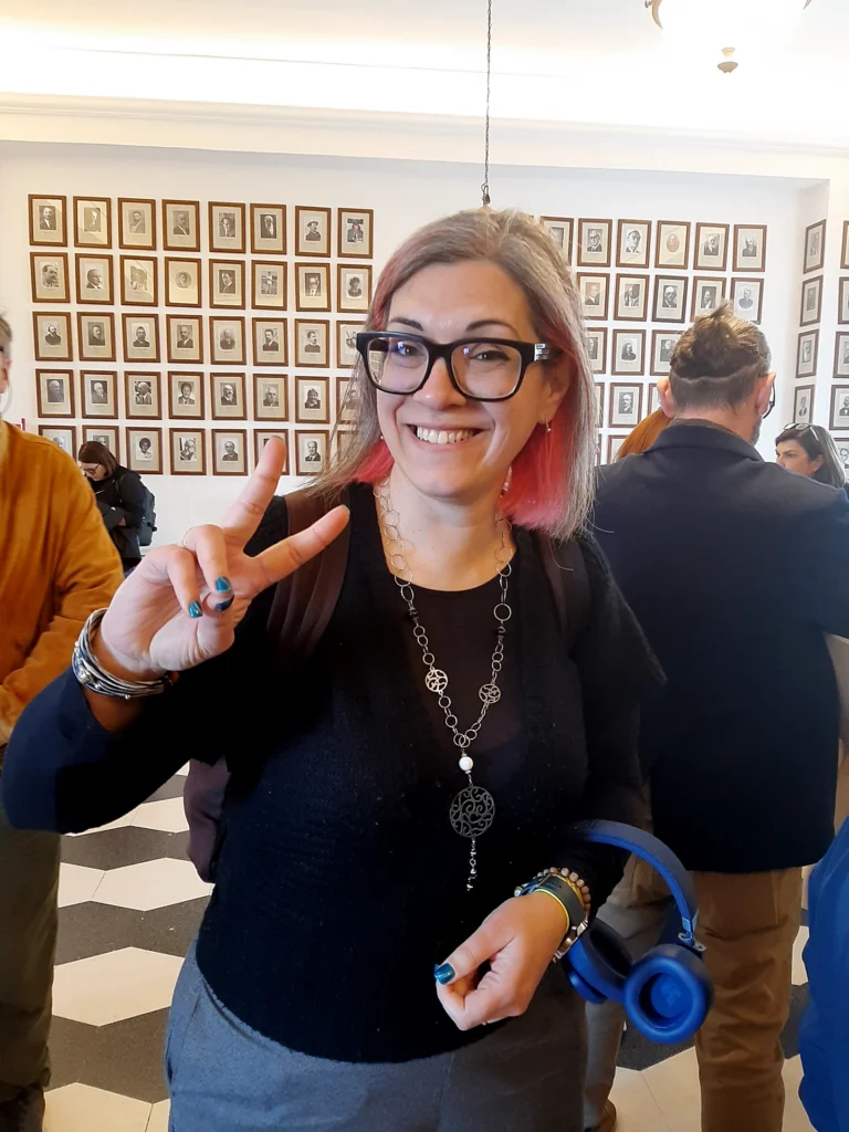 immagine per Elena Casagrande alla presentazione del precedente 36°Romics. Ph. Luca Martusciello.