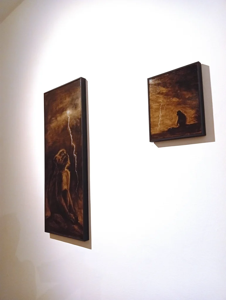immagine per Leonardo Petrucci - due opere pittoriche - ph. Barbara Martusciello