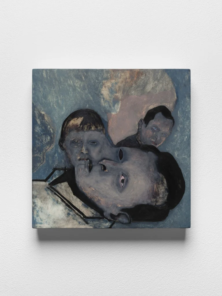 immagine per Untitled, 2026, oil on ground wood. Courtesy the artist and Galerie Molitor, Berlin. Photo by Marjorie Brunet Plaza.