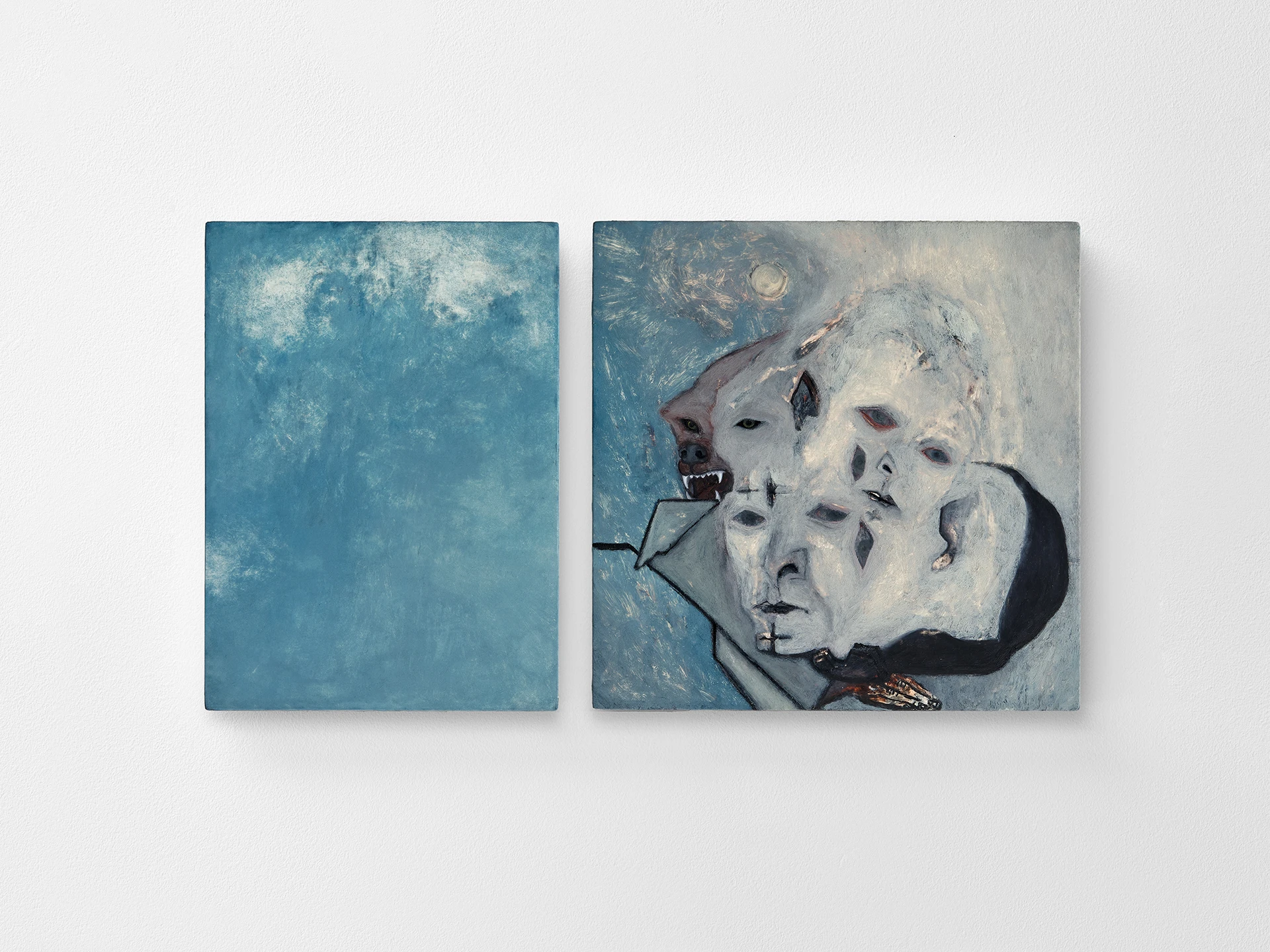 immagine per Untitled, 2026, oil on ground wood. Courtesy the artist and Galerie Molitor, Berlin. Photo by Marjorie Brunet Plaza.