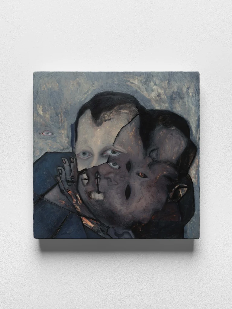 immagine per Untitled, 2026, oil on ground wood. Courtesy the artist and Galerie Molitor, Berlin. Photo by Marjorie Brunet Plaza.