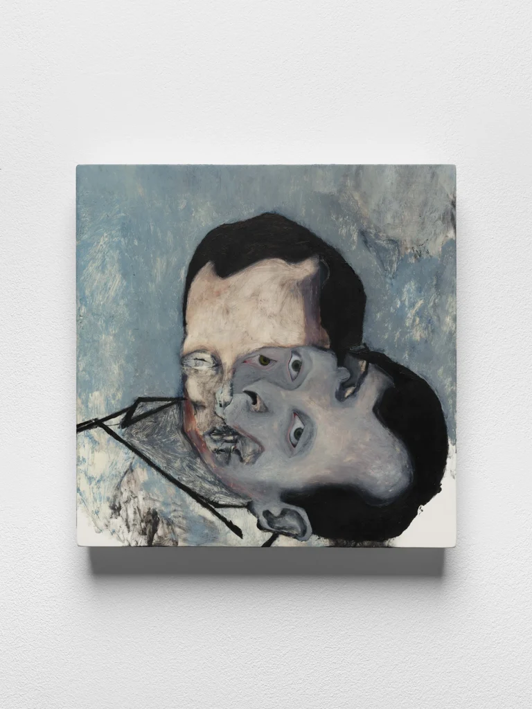 immagine per Untitled, 2026, oil on ground wood. Courtesy the artist and Galerie Molitor, Berlin. Photo by Marjorie Brunet Plaza.