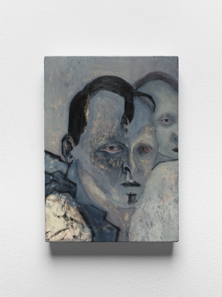 immagine per Untitled, 2026, oil on ground wood. Courtesy the artist and Galerie Molitor, Berlin. Photo by Marjorie Brunet Plaza.