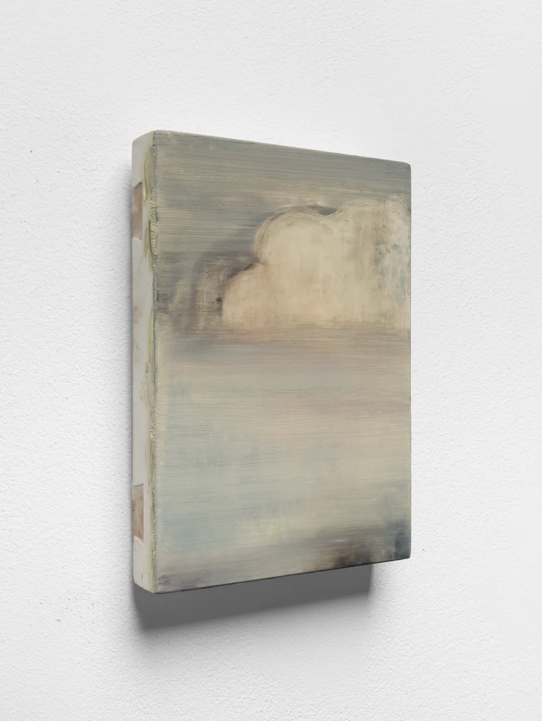 immagine per Untitled, 2026, oil on ground wood. Courtesy the artist and Galerie Molitor, Berlin. Photo by Marjorie Brunet Plaza.