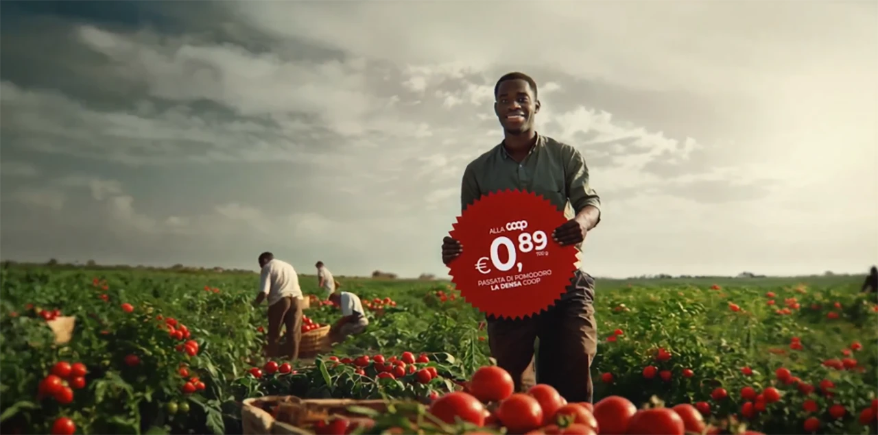immagine per pubblicità Coop luglio 2025