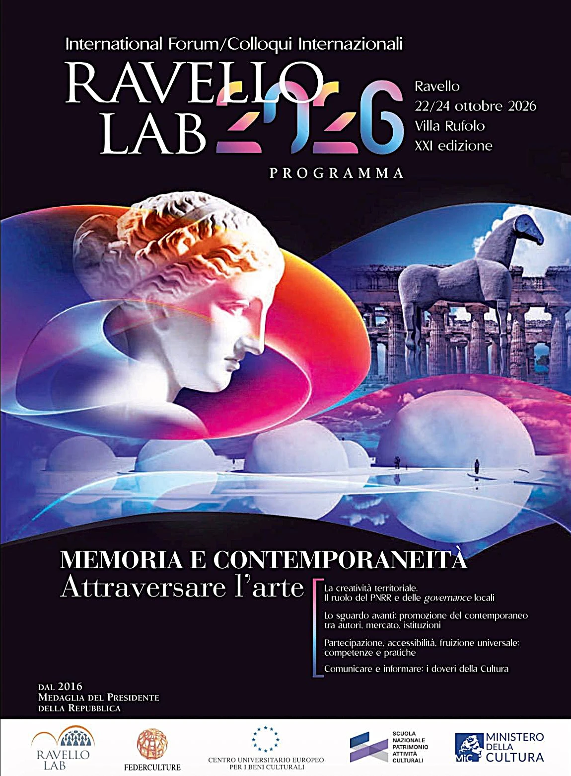 immagine per RavelloLab 2026, manifesto