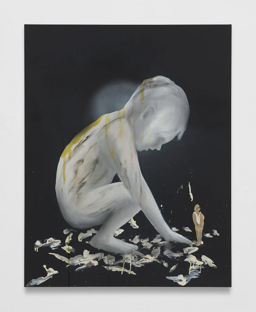 immagine per Tala Madani Young Monument with Piss 2026 © Tala Madani Courtesy of the artist and David Kordansky Gallery