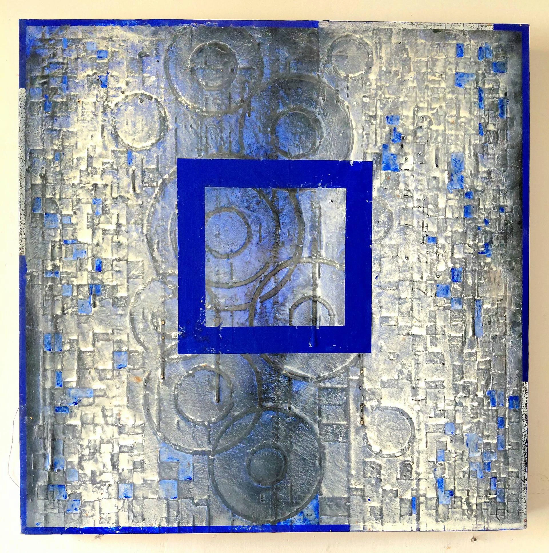 immagine per Roberto Floreani, Soglia (Memoria dal Bosforo). Tecnica mista su tela, 70x70, 2026
