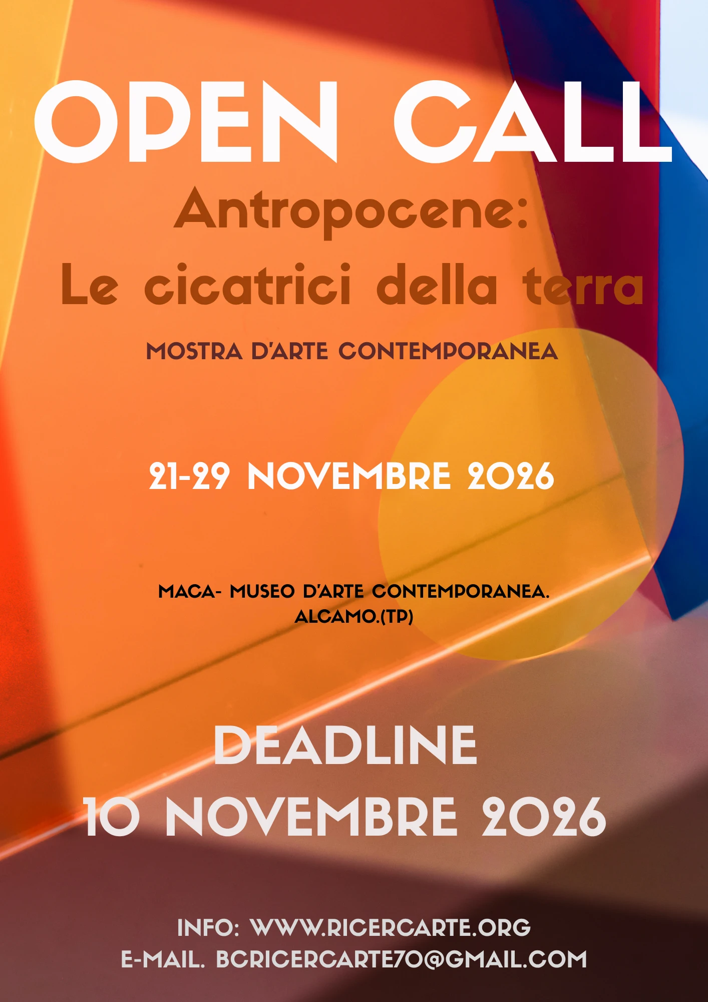 immagine per Open Call - Antropocene: Le Cicatrici della Terra.